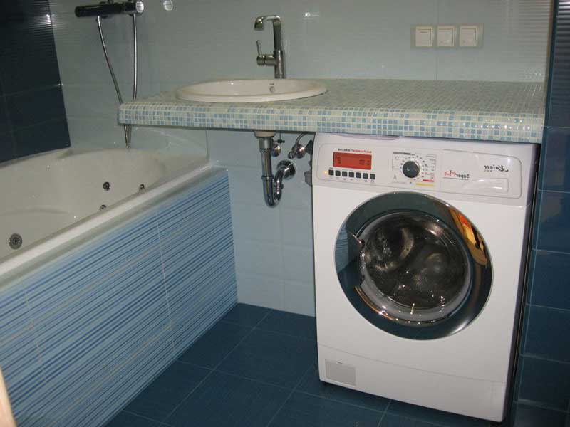 Как установить стиральную машину самостоятельно в ванной