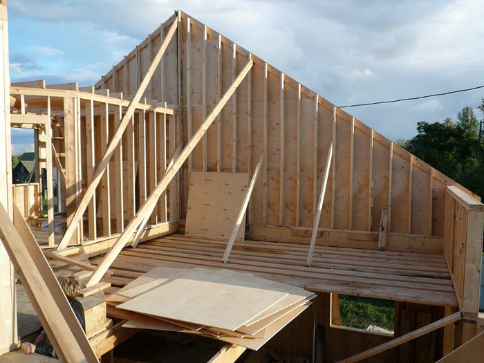 Как правильно сделать фронтон двухскатной крыши