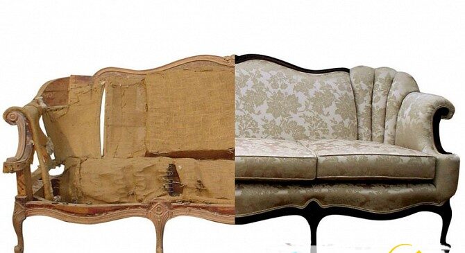 Как обновить старый диван