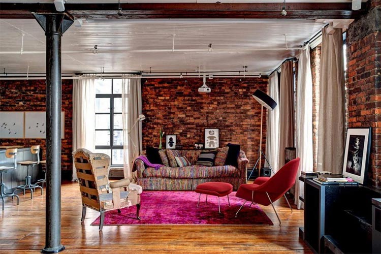 Нью-Йоркский стиль в интерьере квартиры